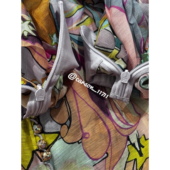 NWT Zimmermann Concert Tie Neck Blouse AU0P - Picture 13 of 15